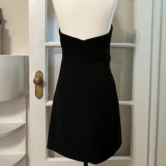 MM Couture Little Black Dress w/ Statement Bow | Strapless | Early 2000s - Picture 2 of 6